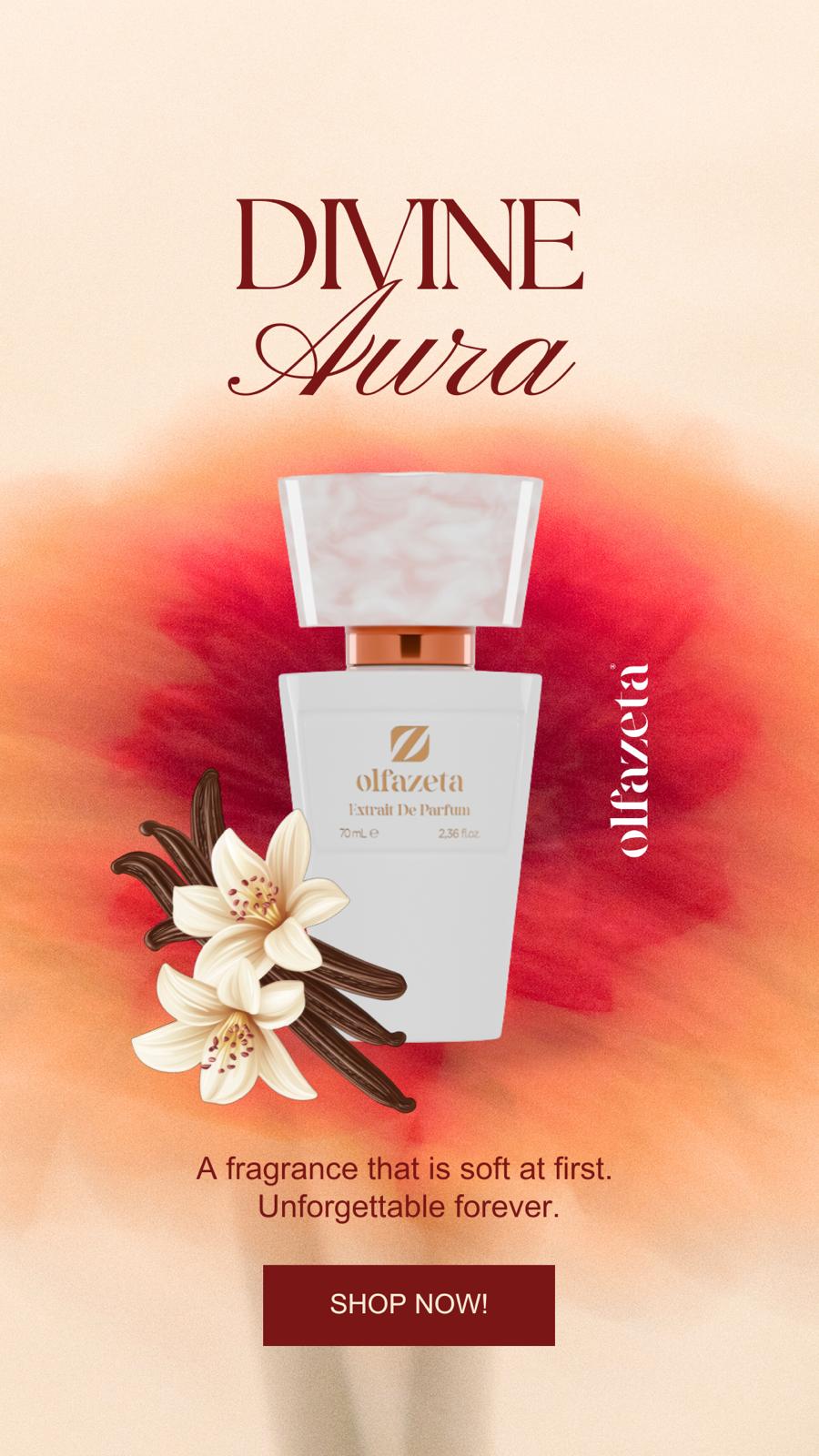 Divine Aura - Parfum pour femme
 70 ml | Essence 30 %
