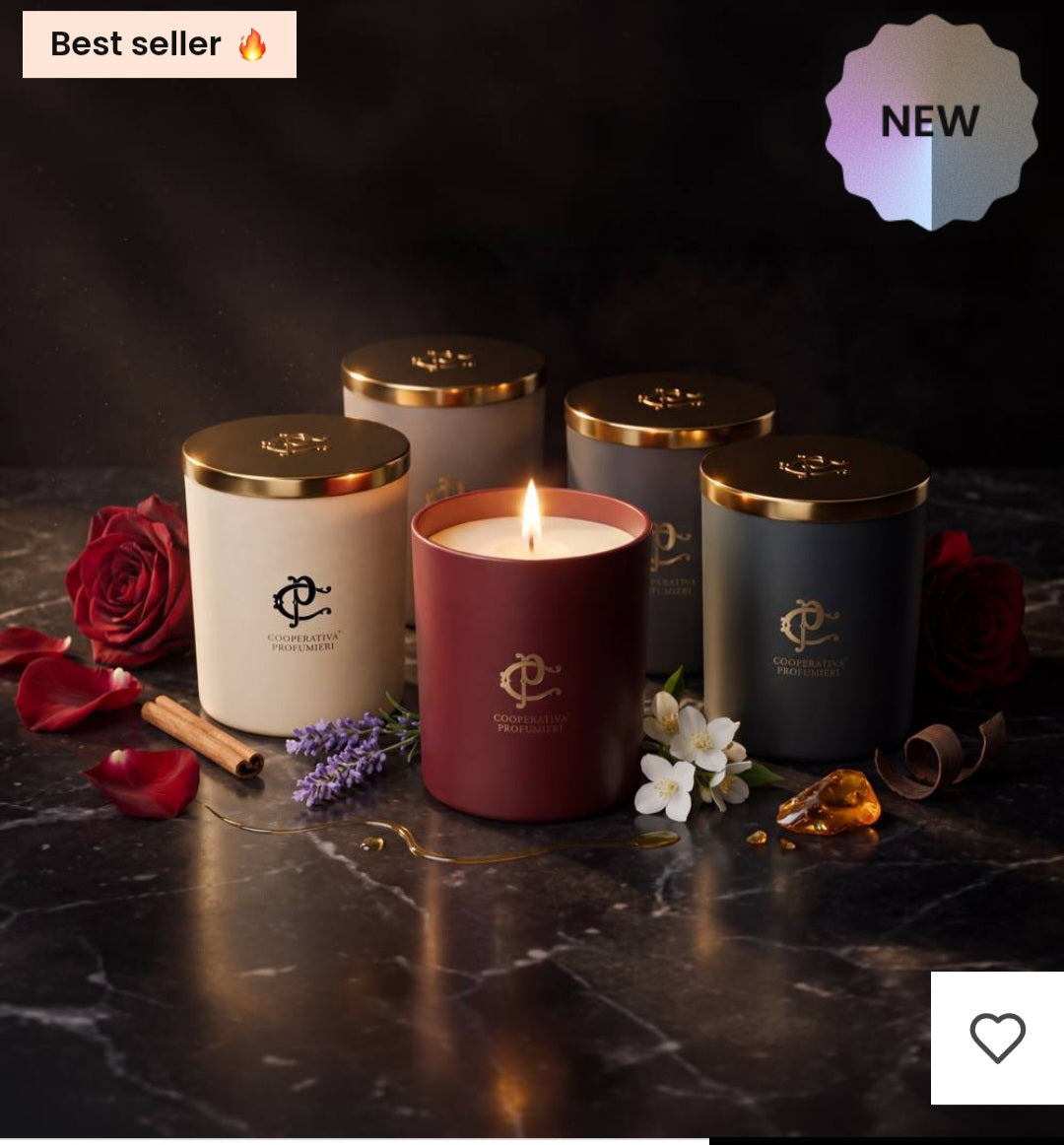 Cofanetto Candele Profumate
5 x 70 gr | Set da 5 pezzi